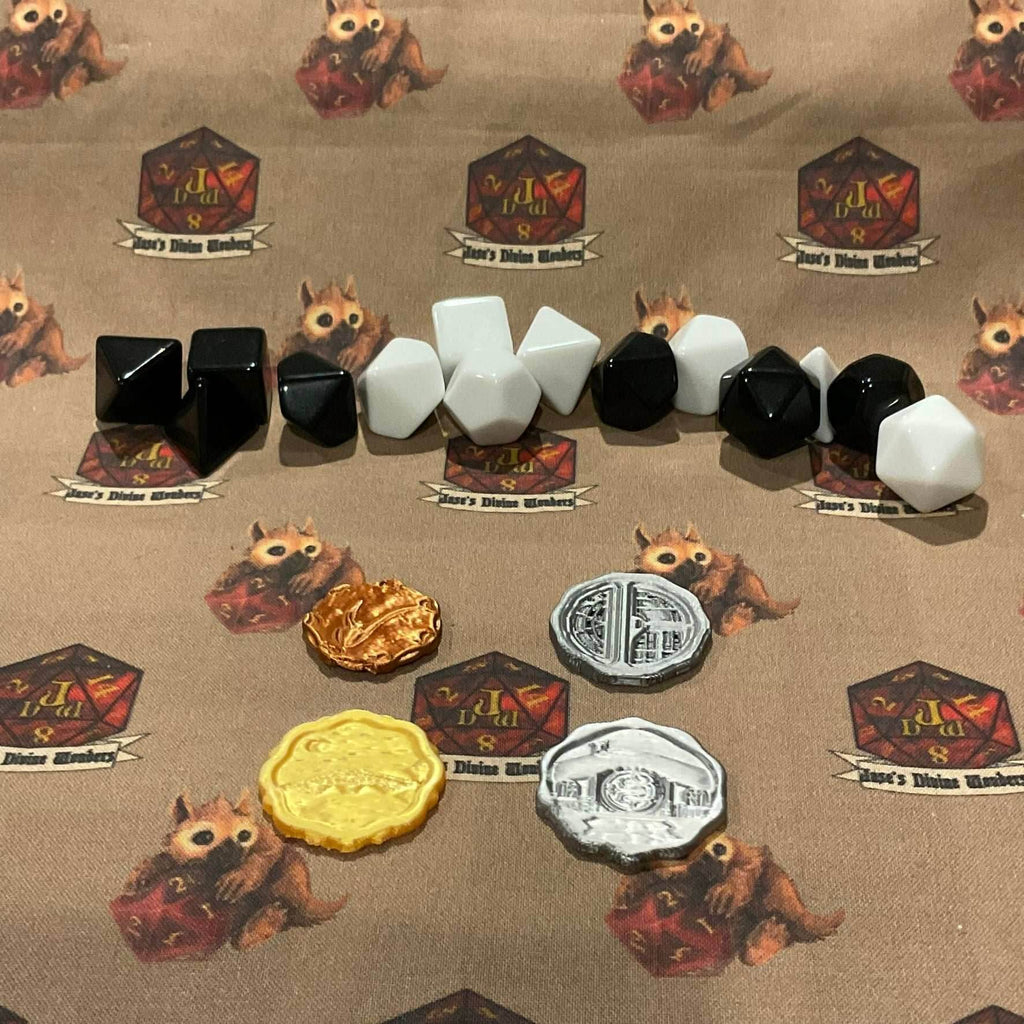 TTRPG Coins - Dark elf coin set / 10