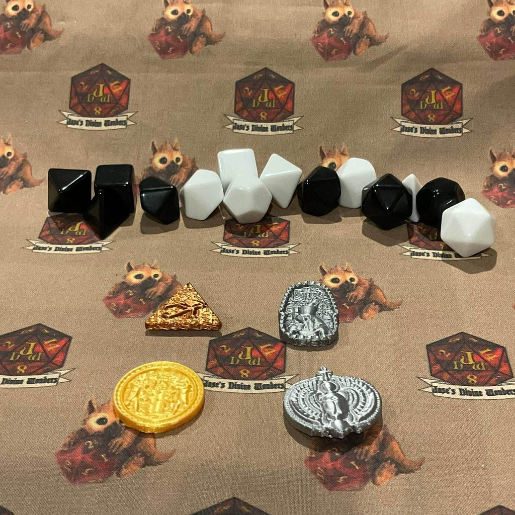 TTRPG Coins - Dark elf coin set / 10