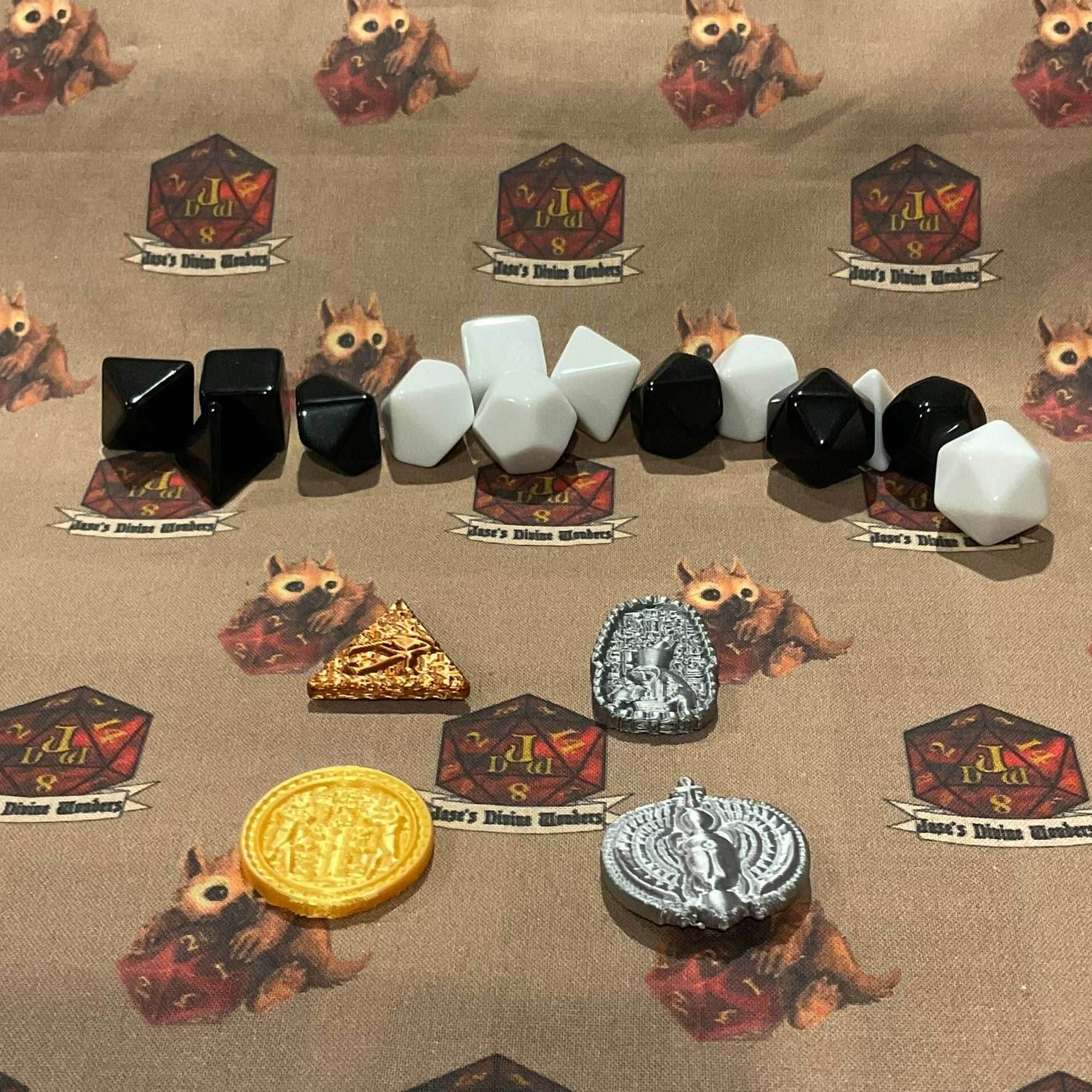 TTRPG Coins - Dark elf coin set / 10