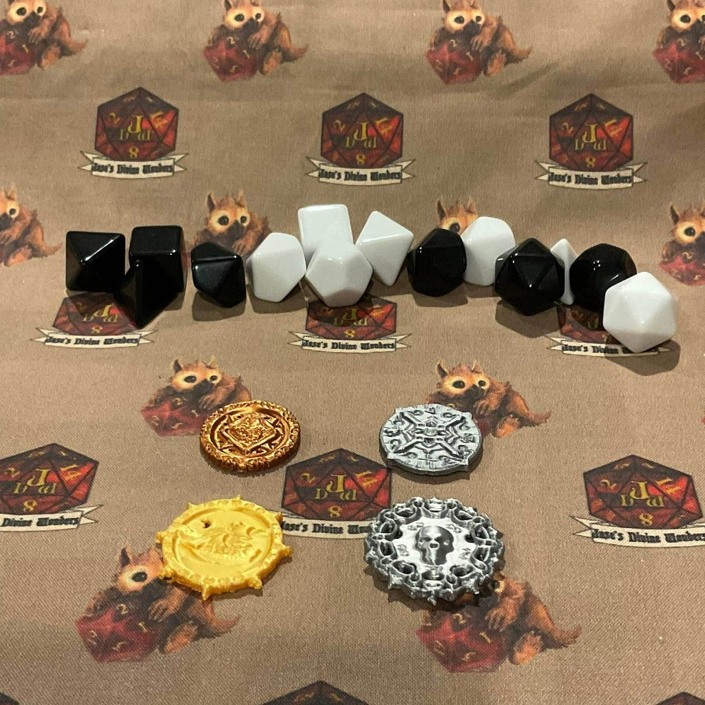 TTRPG Coins - Dark elf coin set / 10