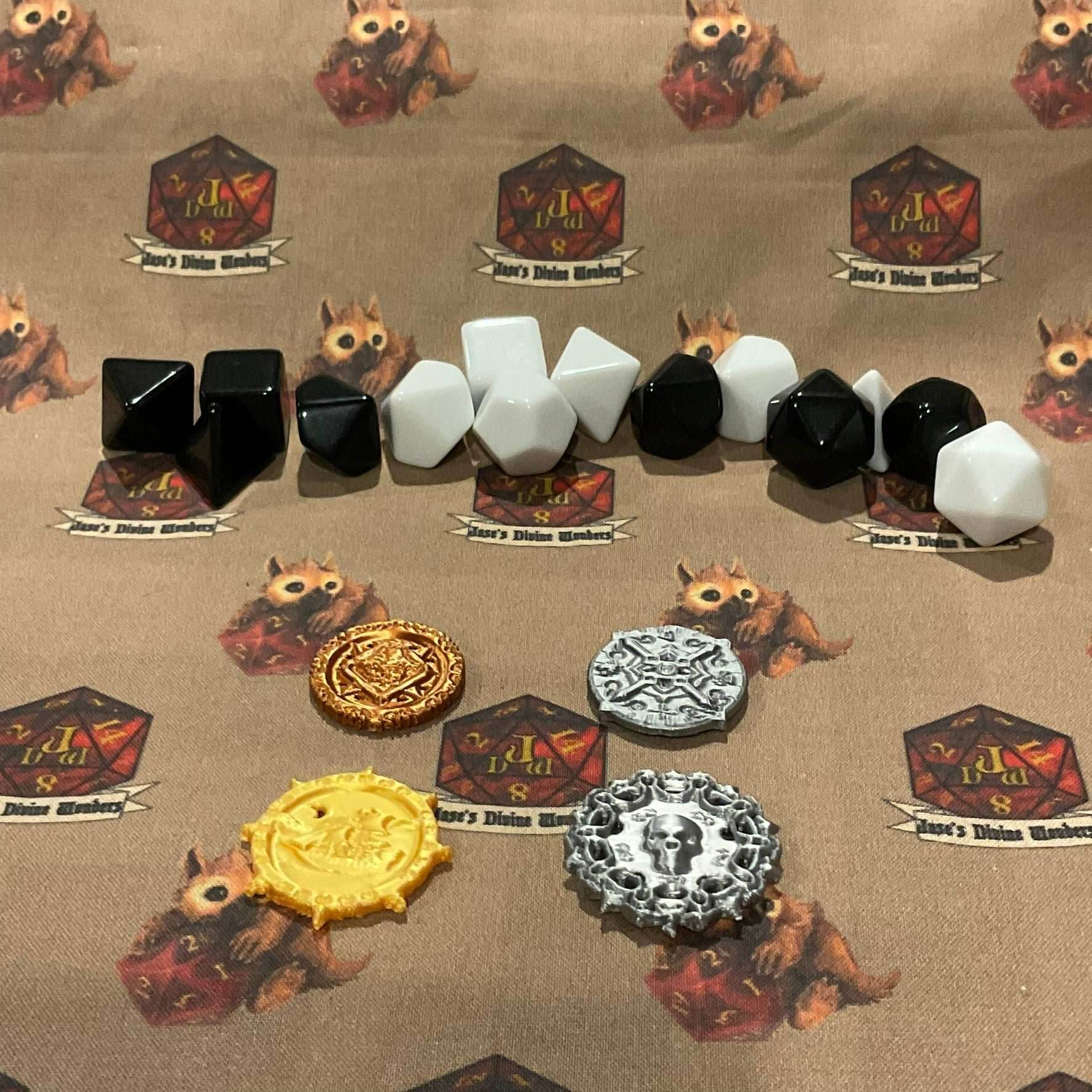 TTRPG Coins - Dark elf coin set / 10
