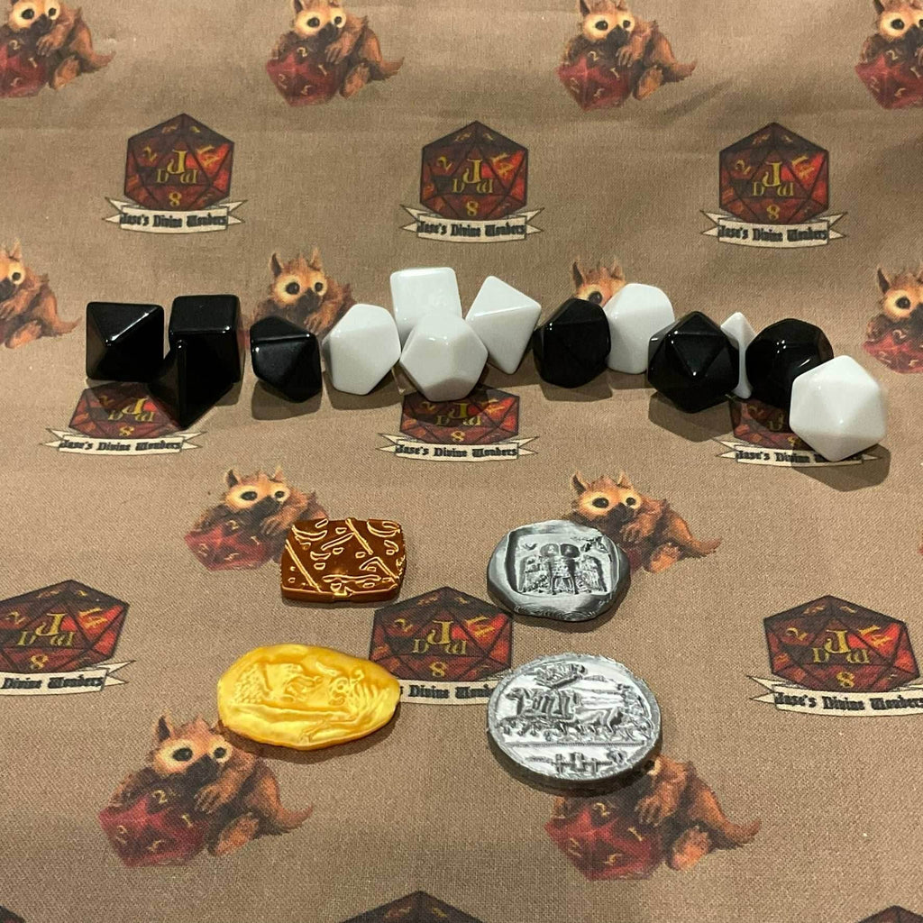 TTRPG Coins - Dark elf coin set / 10
