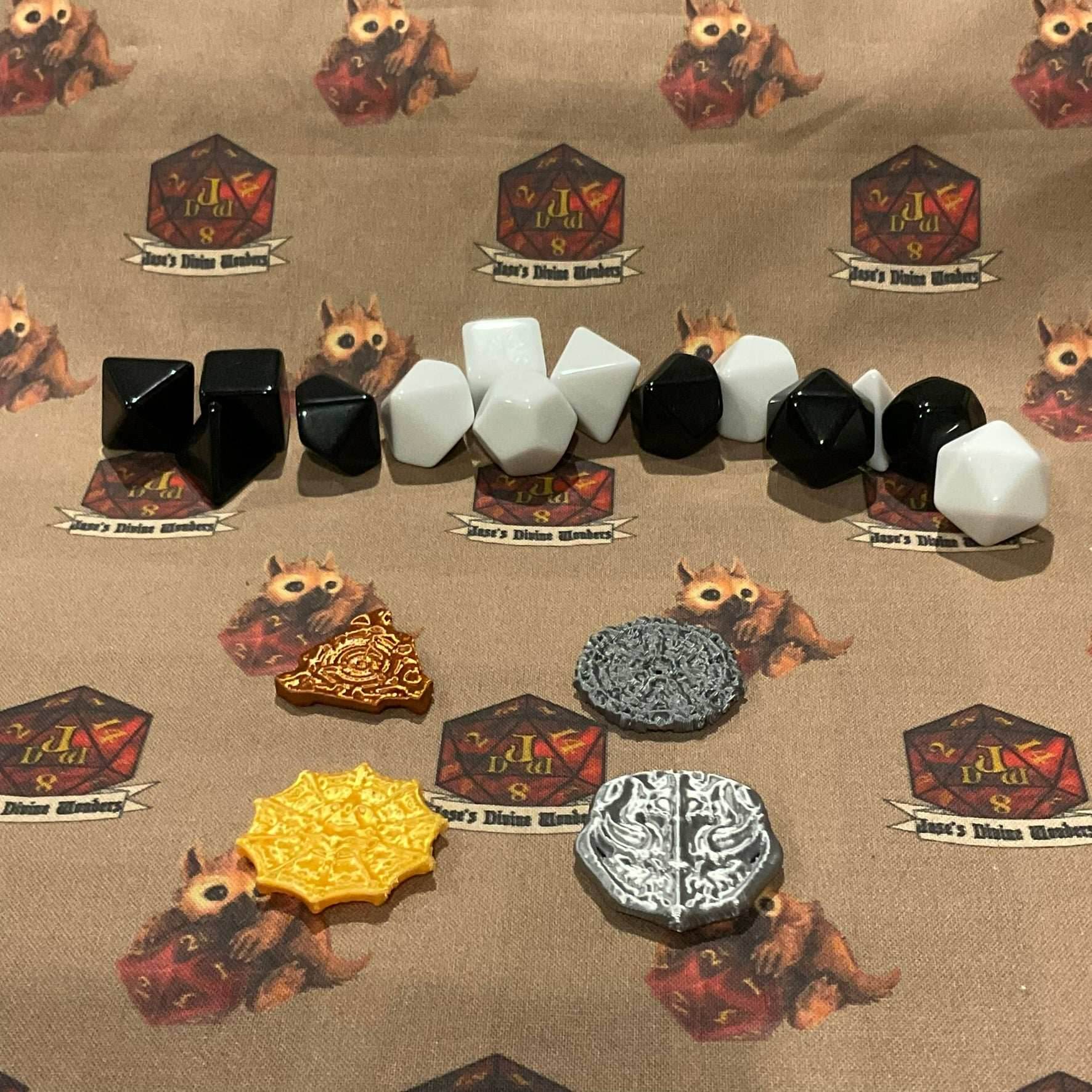 TTRPG Coins - Dark elf coin set / 10