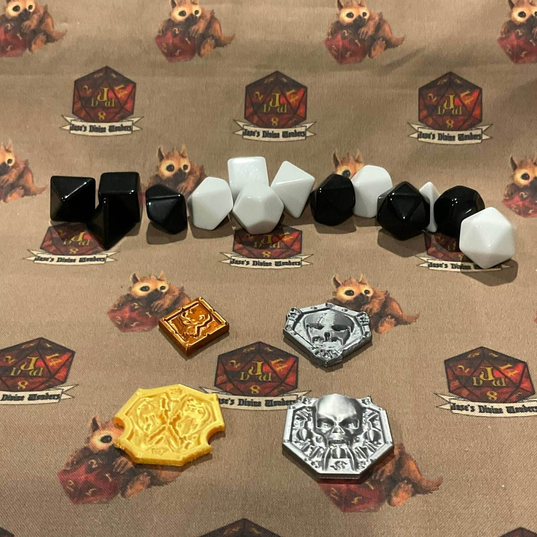 TTRPG Coins - Dark elf coin set / 10