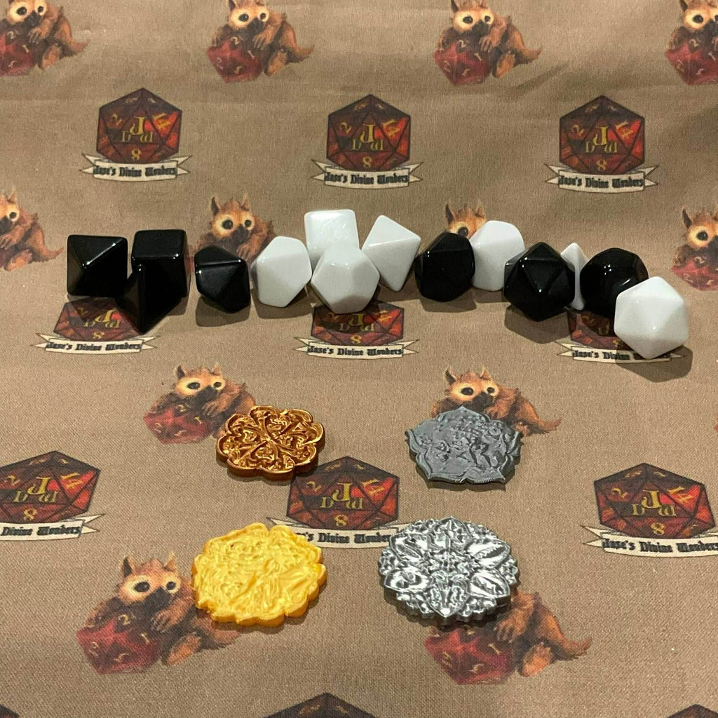 TTRPG Coins - Dark elf coin set / 10
