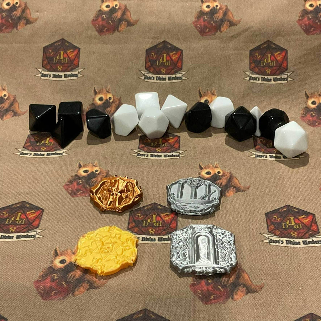 TTRPG Coins - Dark elf coin set / 10