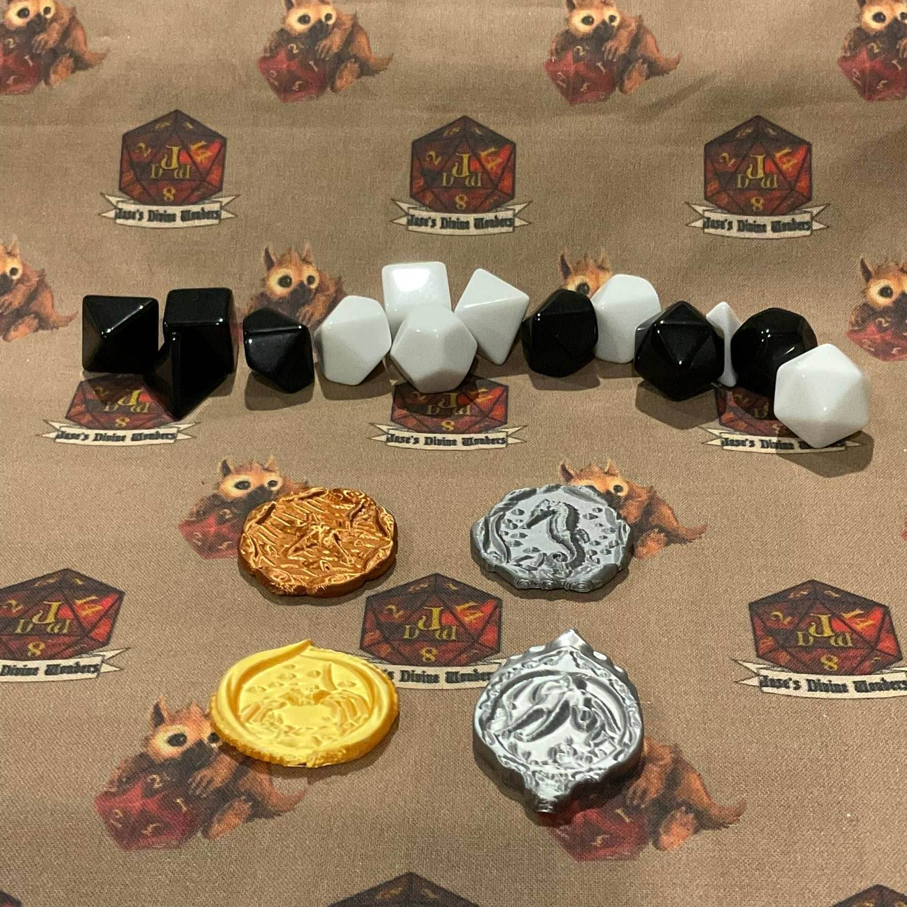 TTRPG Coins - Dark elf coin set / 10