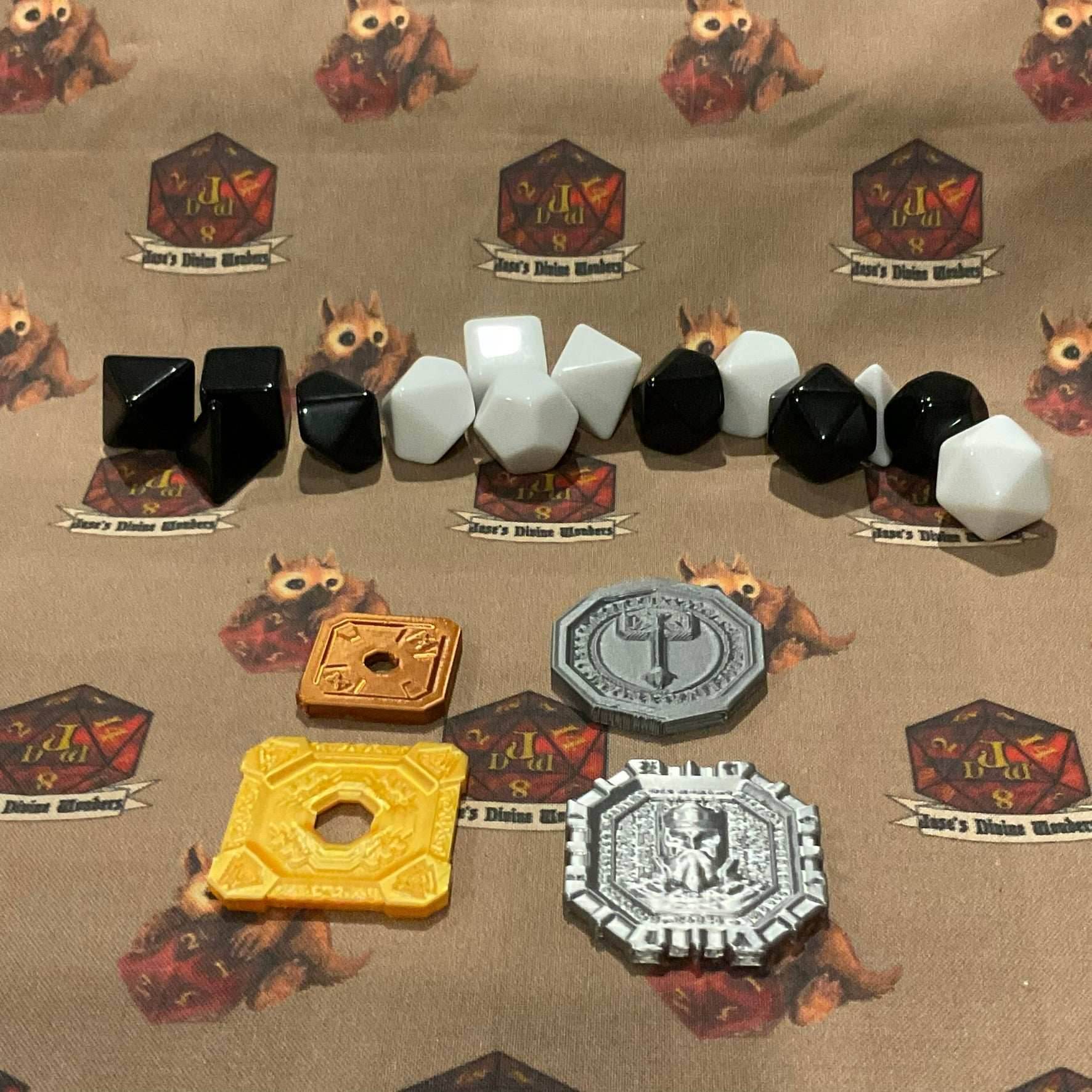 TTRPG Coins - Dark elf coin set / 10