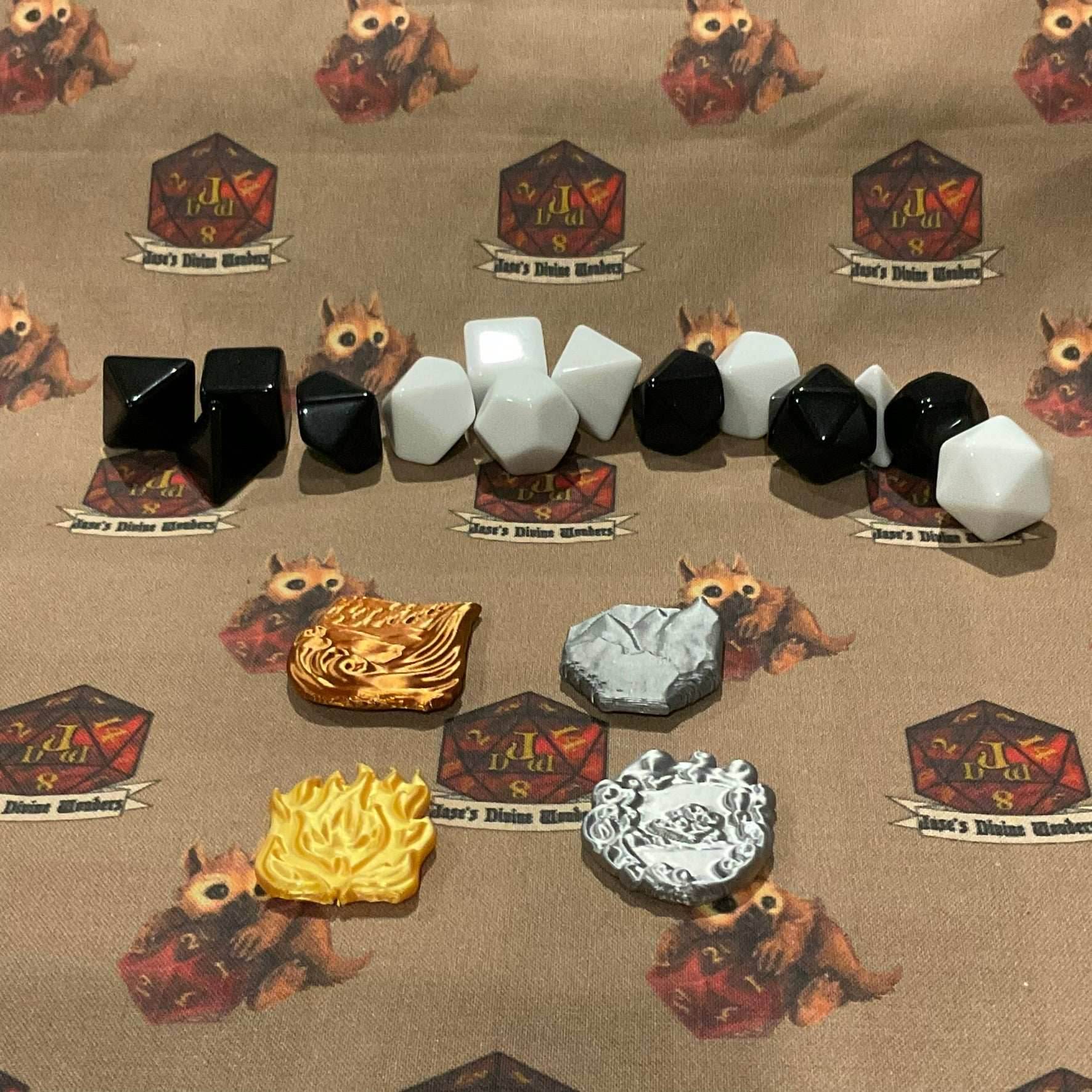 TTRPG Coins - Dark elf coin set / 10