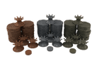 Metallic Plastic Coins & Crowns Set (Cursed Court) - 