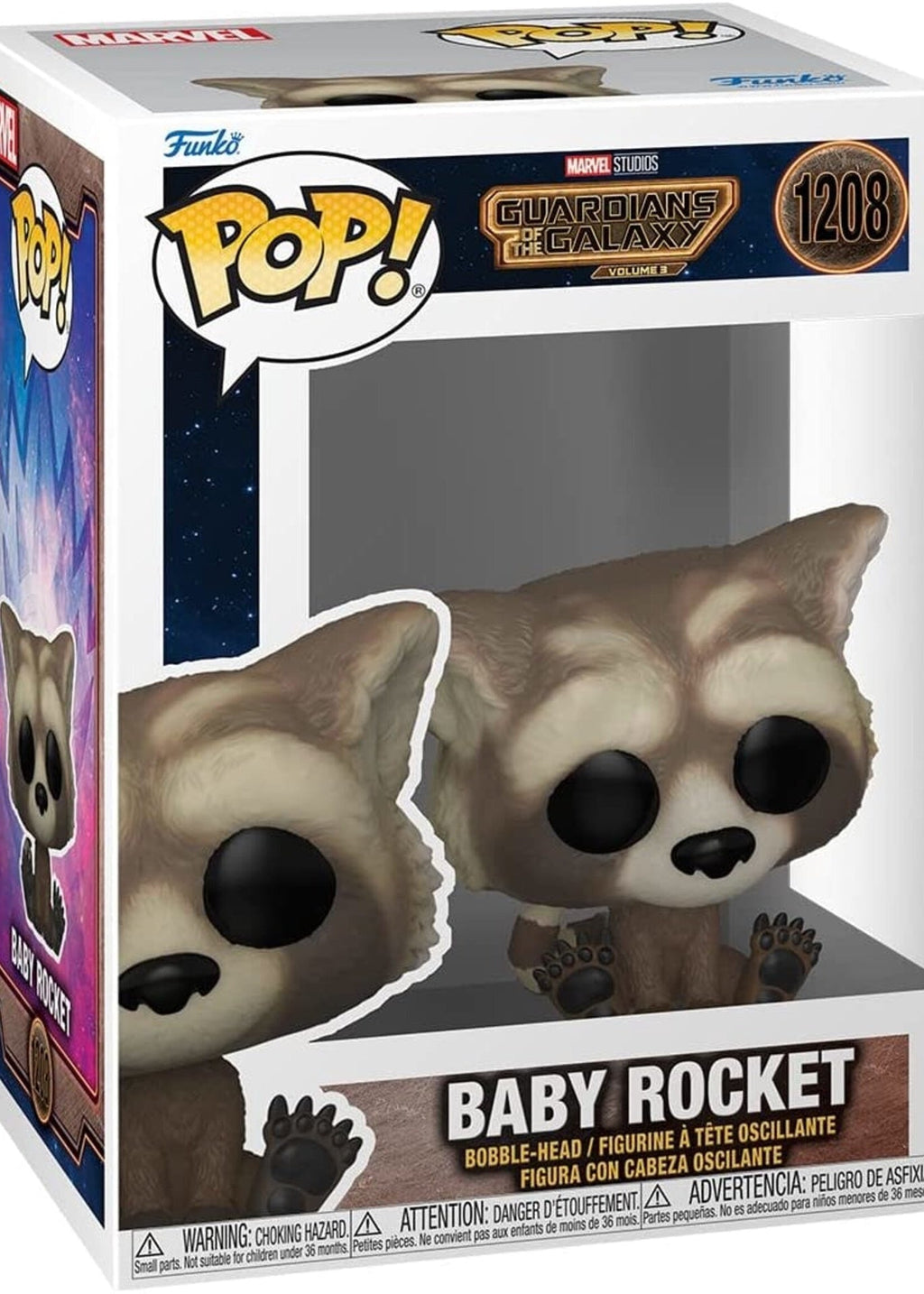 Funko Pop Guardians Of The Galaxy Volume 3   Baby Rocket