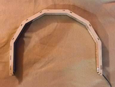 LED Light Add-On For Painting Stations, Double Wide, Extra Tall - 