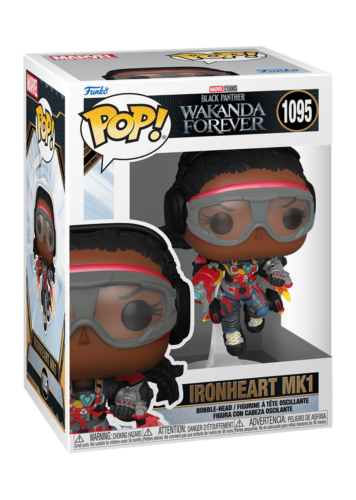 Funko Pop Marvel   Black Panther Wakanda Forever   Iron Heart Mk1