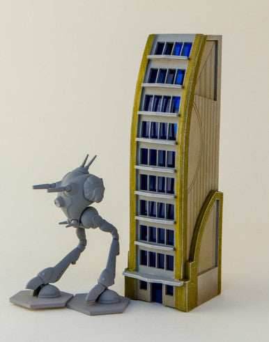 6mm Ultra Modern / Future City Building 285CSS050-5 - 