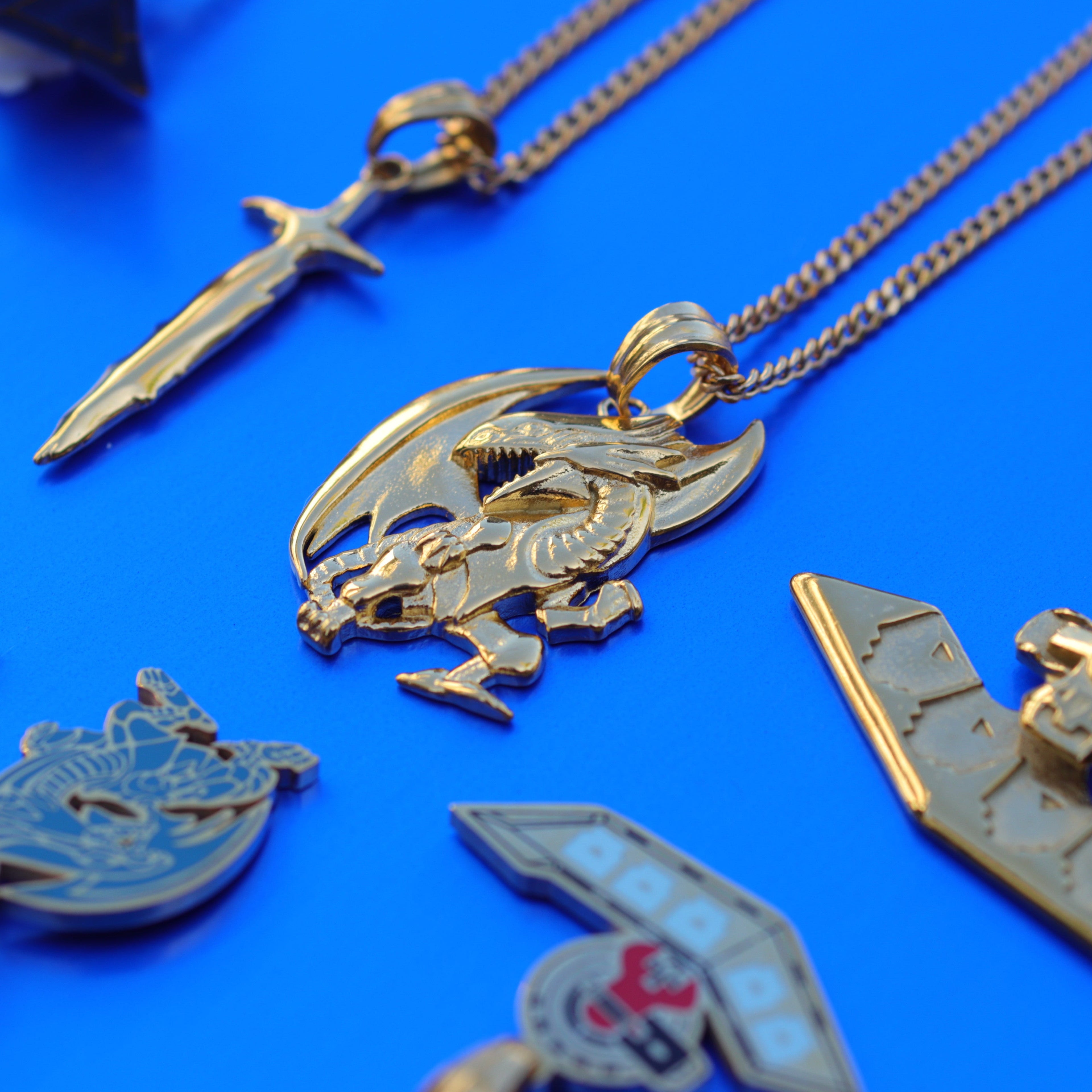 Yu-Gi-Oh!™ Blue Eyes White Dragon Necklace