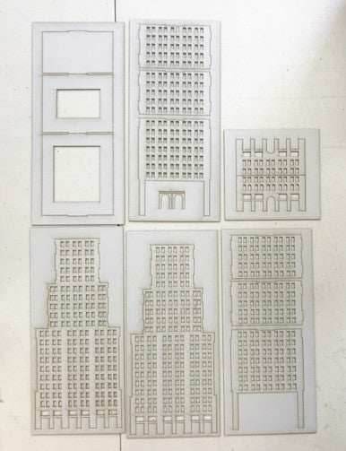Large Skyscraper (MatBoard) - 285CSS062 - 