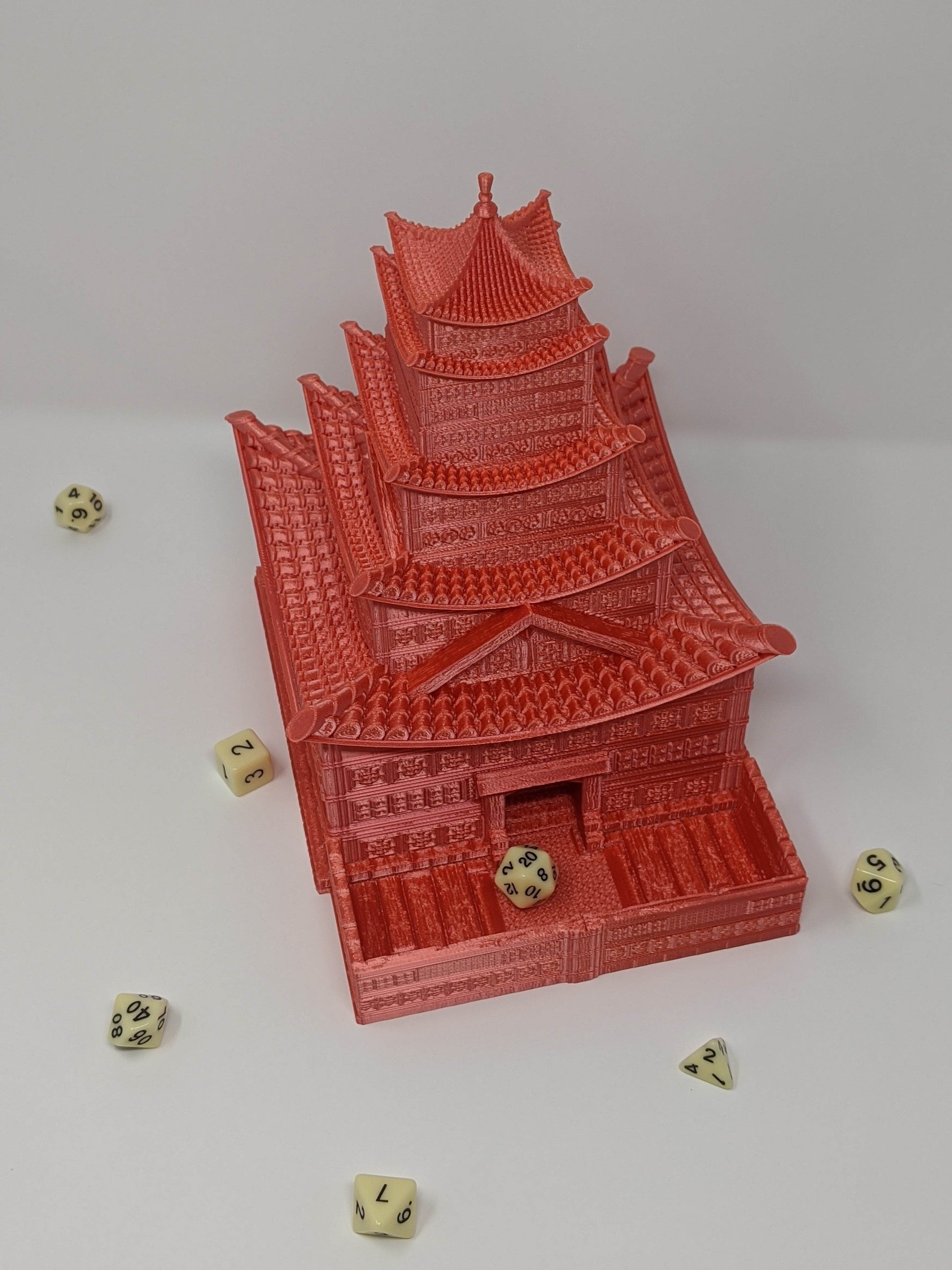 Pagoda Dice Roller - Tier 1 / Large Tray