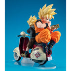 Desktop Real Mccoy Ex Dragon Ball Z Super Saiyan Son Goku  Super Saiyan Son Gohan  Mortorbike