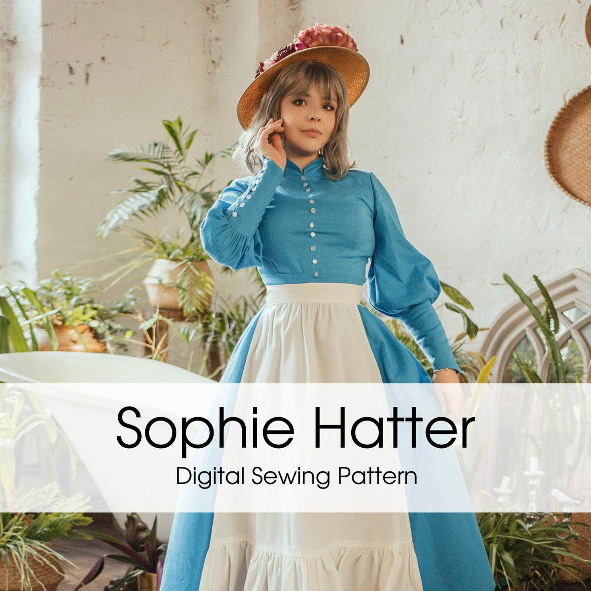 Sophie Hatter Inspired Vintage Dress Pattern - 