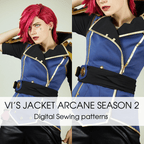 Arcane Officer Vi Jacket Sewing Pattern - Digital Product - 