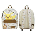 Pokemon Pikachu Eevee Piplup And Yamper Characters Aop Backpack