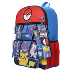 Pokemon Pokeball 5 Pc Youth Backpack Set