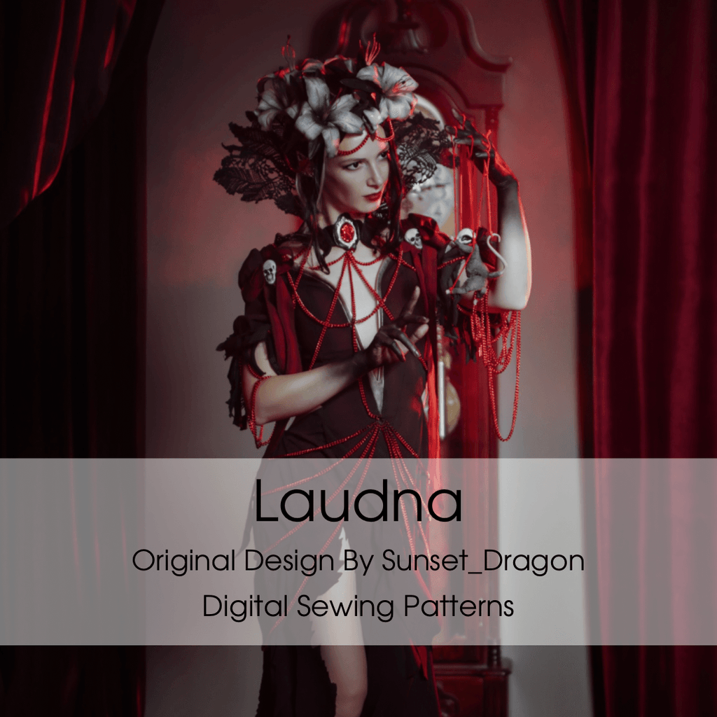 Laudna Original Design By Sunset_Dragon Fantasy costume Digital Sewing Patterns Digital Product - 
