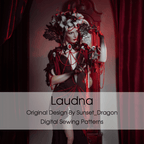 Laudna Original Design By Sunset_Dragon Fantasy costume Digital Sewing Patterns Digital Product - 