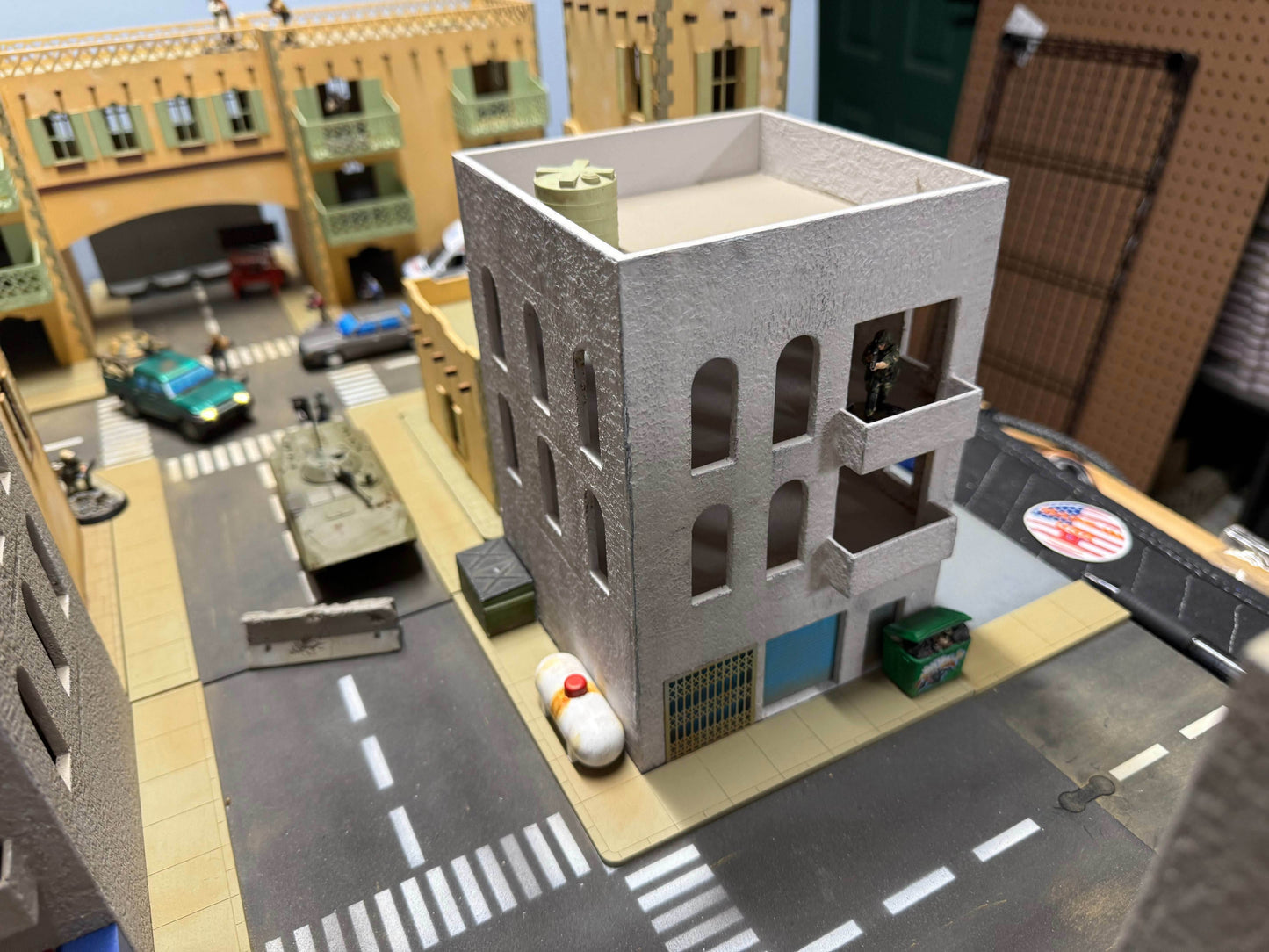 28mm Middle East Three Story Building - 28MMDF283 - 