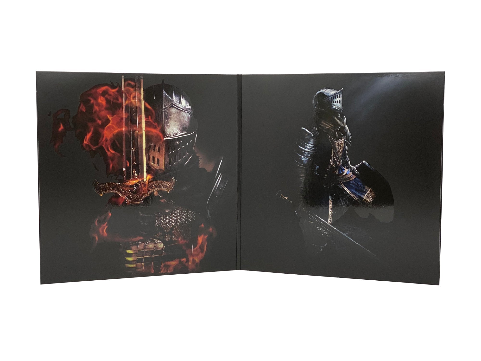 Dark Souls: Original Game Soundtrack Double LP (Elemental Magic Blue and White Colored Vinyl)