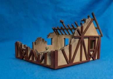 28mm Small Half Timber House - 28MMDF550 - 