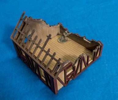 28mm Small Half Timber House - 28MMDF550 - 