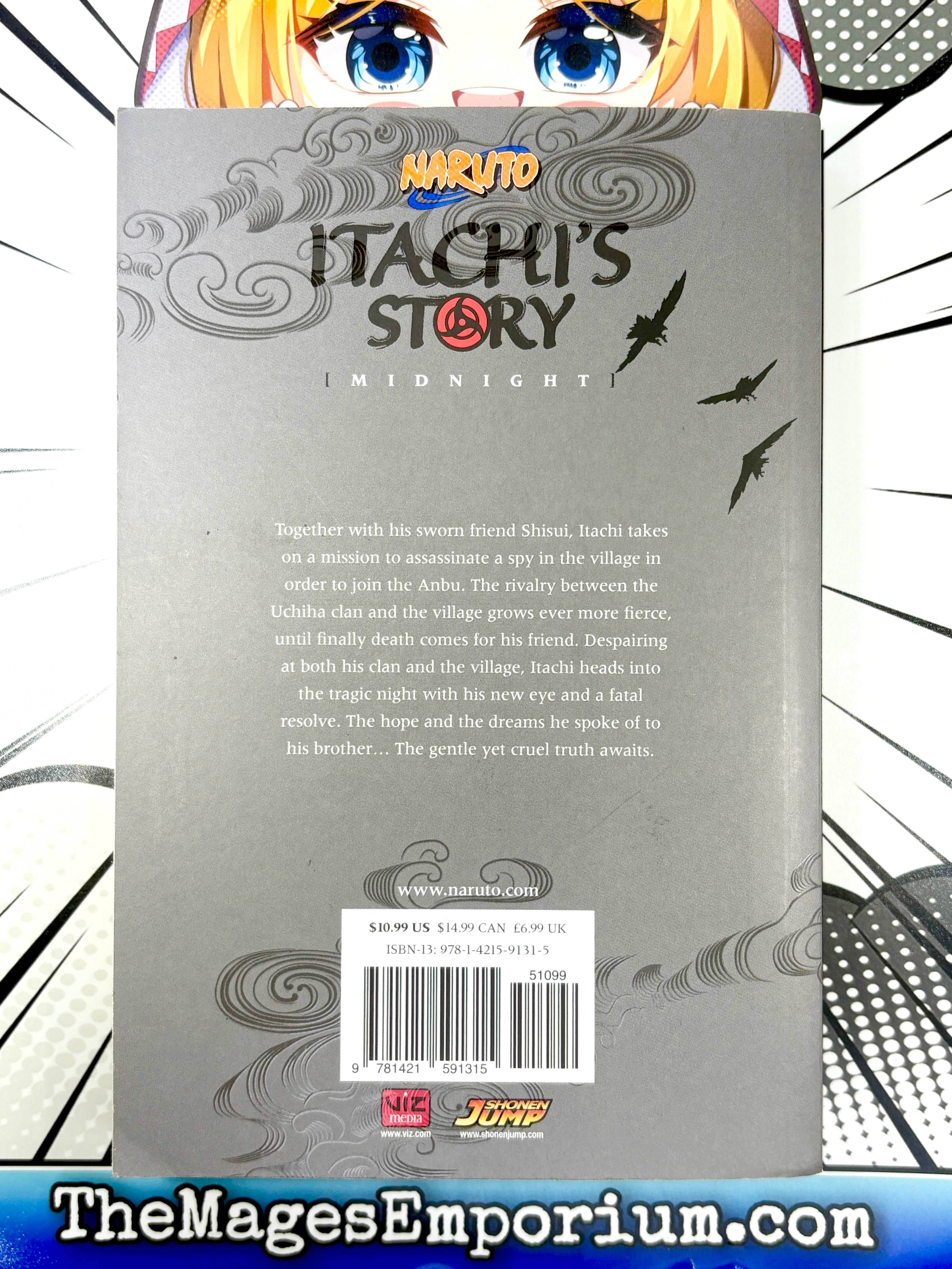 Naruto Itachi's Story Midnight Light Novel - 