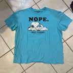 Nope Not Today Snoopy Tee Shirt