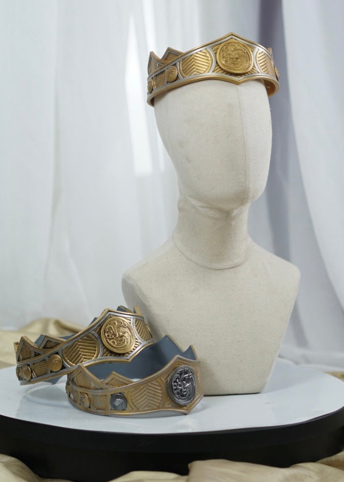 Rhaenyra Targaryen House of Dragon Cosplay Crown - Custom Made