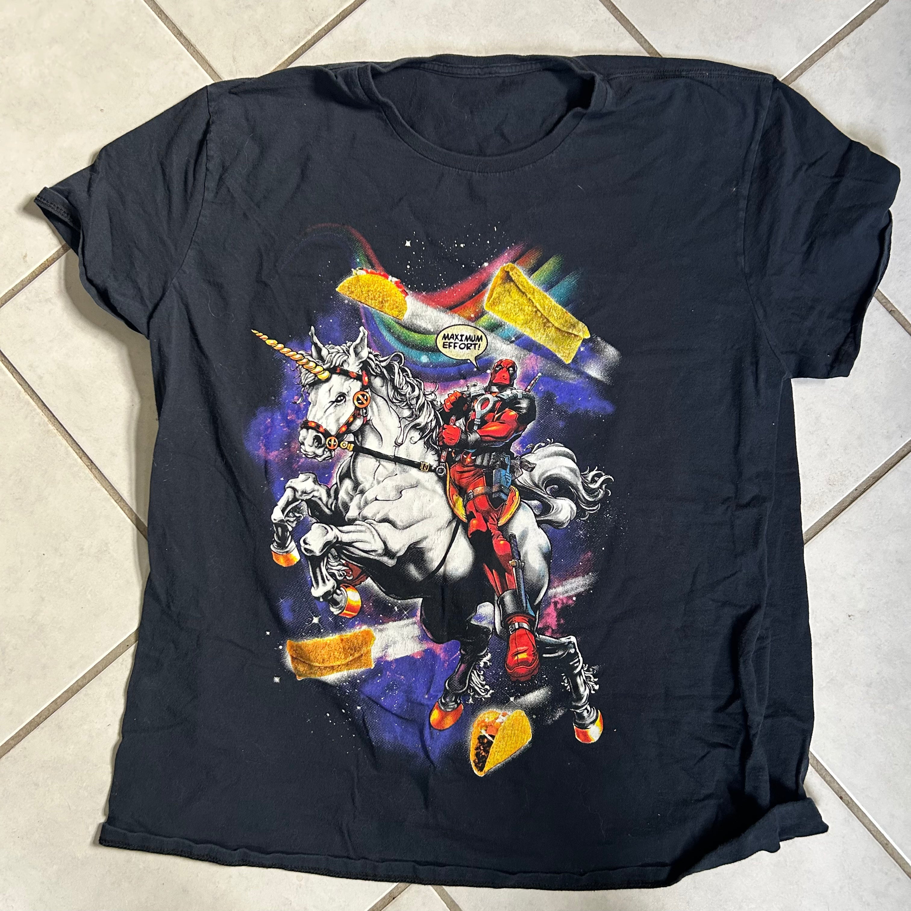Deadpool Unicorn Tee Shirt
