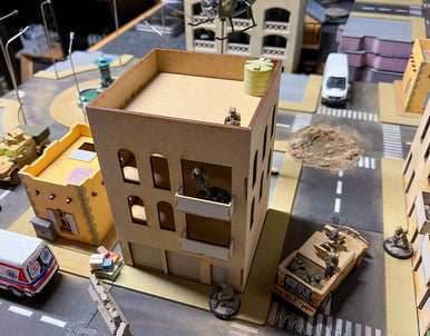 28mm Middle East Three Story Building - 28MMDF283 - 