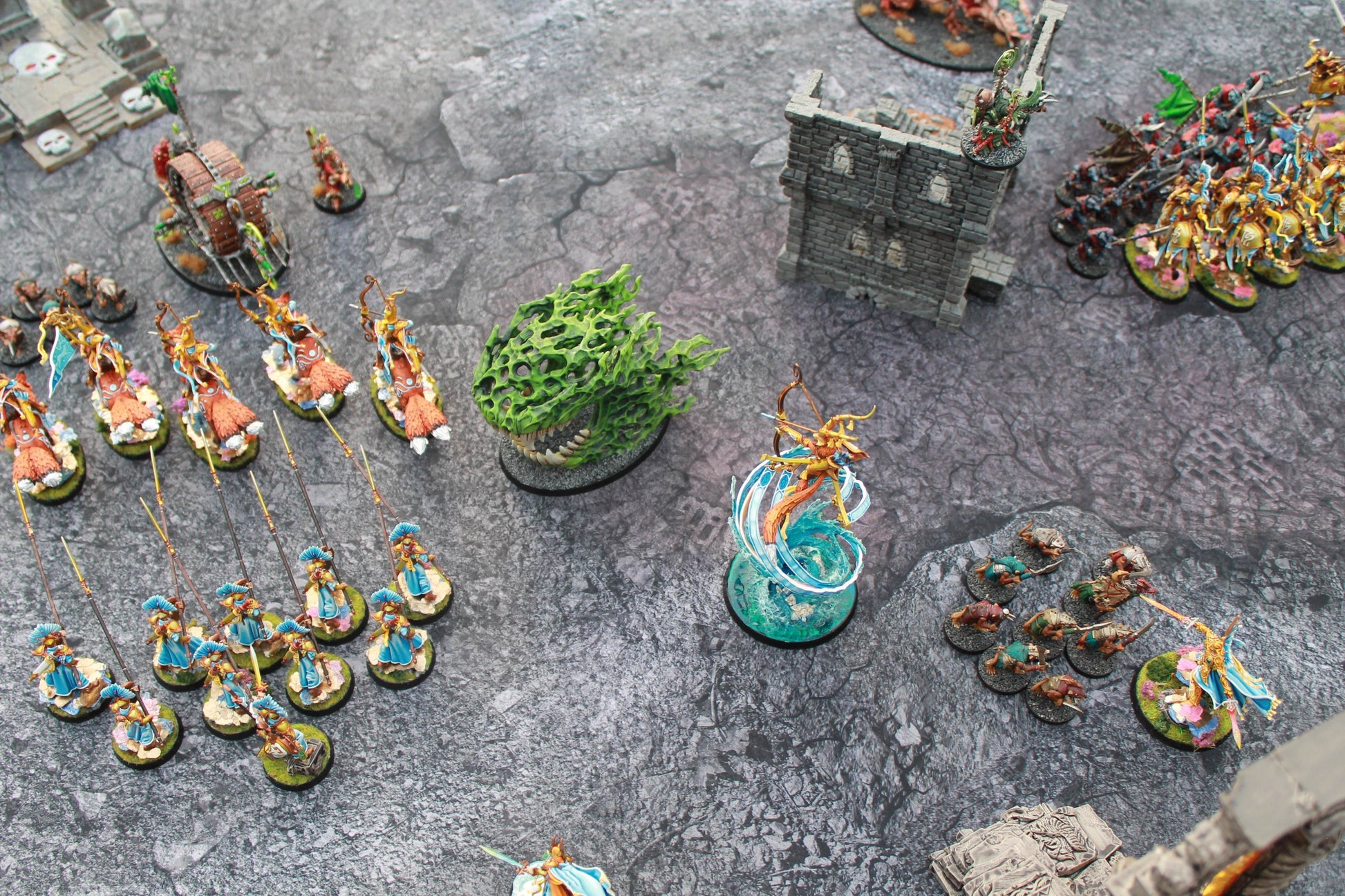 Ashen Wastelands - Neoprene Battle Mat - Warhammer, AoS, 40K, Kill Team, MCP, Shatterpoint, Legion, Deadzone, More - 22x30