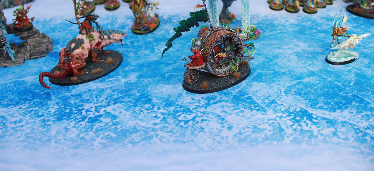 Frozen River - Neoprene Battle Mat - Warhammer, AoS, 40K, Kill Team, MCP, Shatterpoint, Legion, More - 44x60