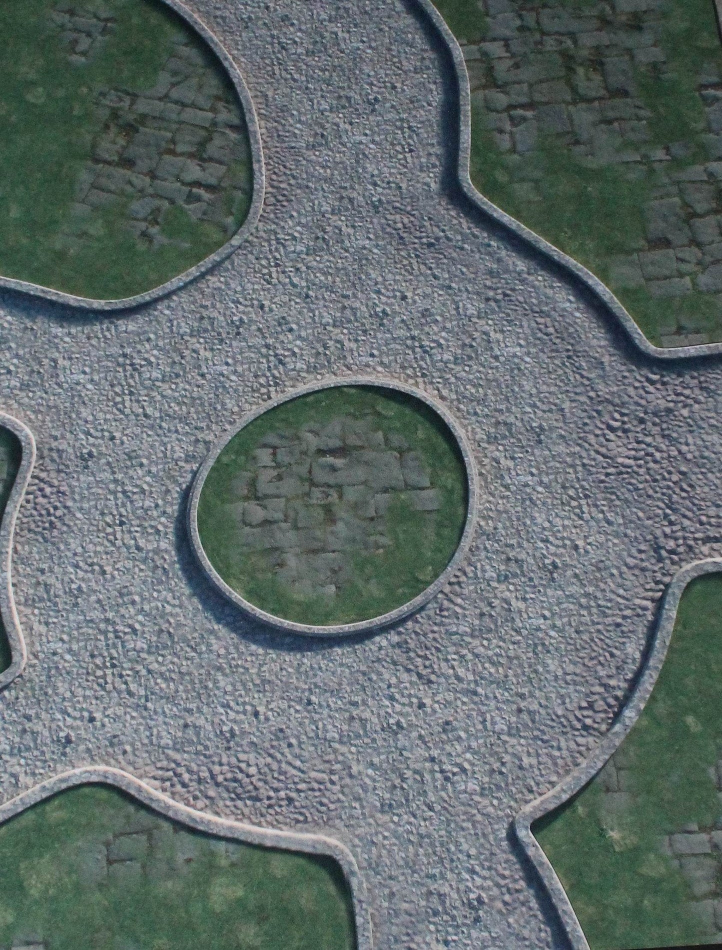 Town Center - Neoprene Battle Mat - Warhammer, AoS, 40K, Kill Team, MCP, Shatterpoint, Legion, More - 36x36