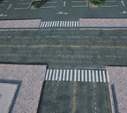 Modern City 1 - Neoprene Battle Mat - Warhammer, AoS, 40K, Kill Team, MCP, Shatterpoint, Legion, More - 36x36