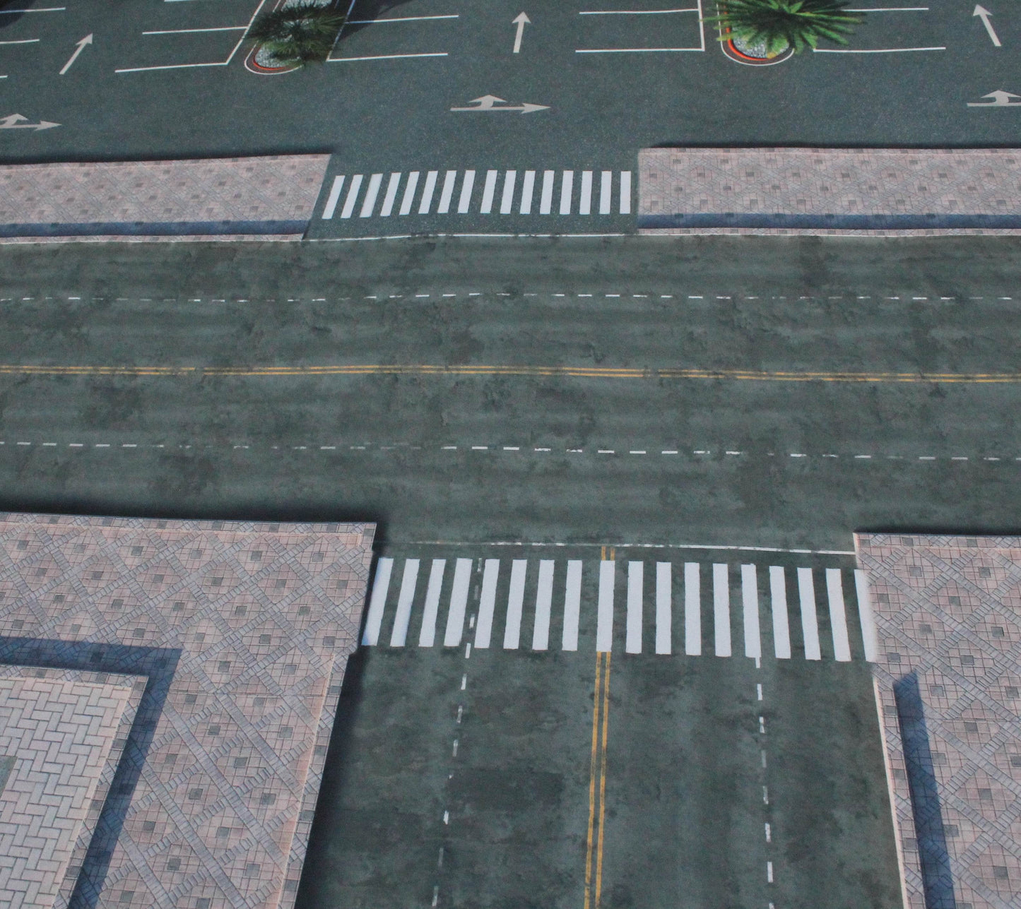 Modern City 1 - Neoprene Battle Mat - Warhammer, AoS, 40K, Kill Team, MCP, Shatterpoint, Legion, More - 36x36