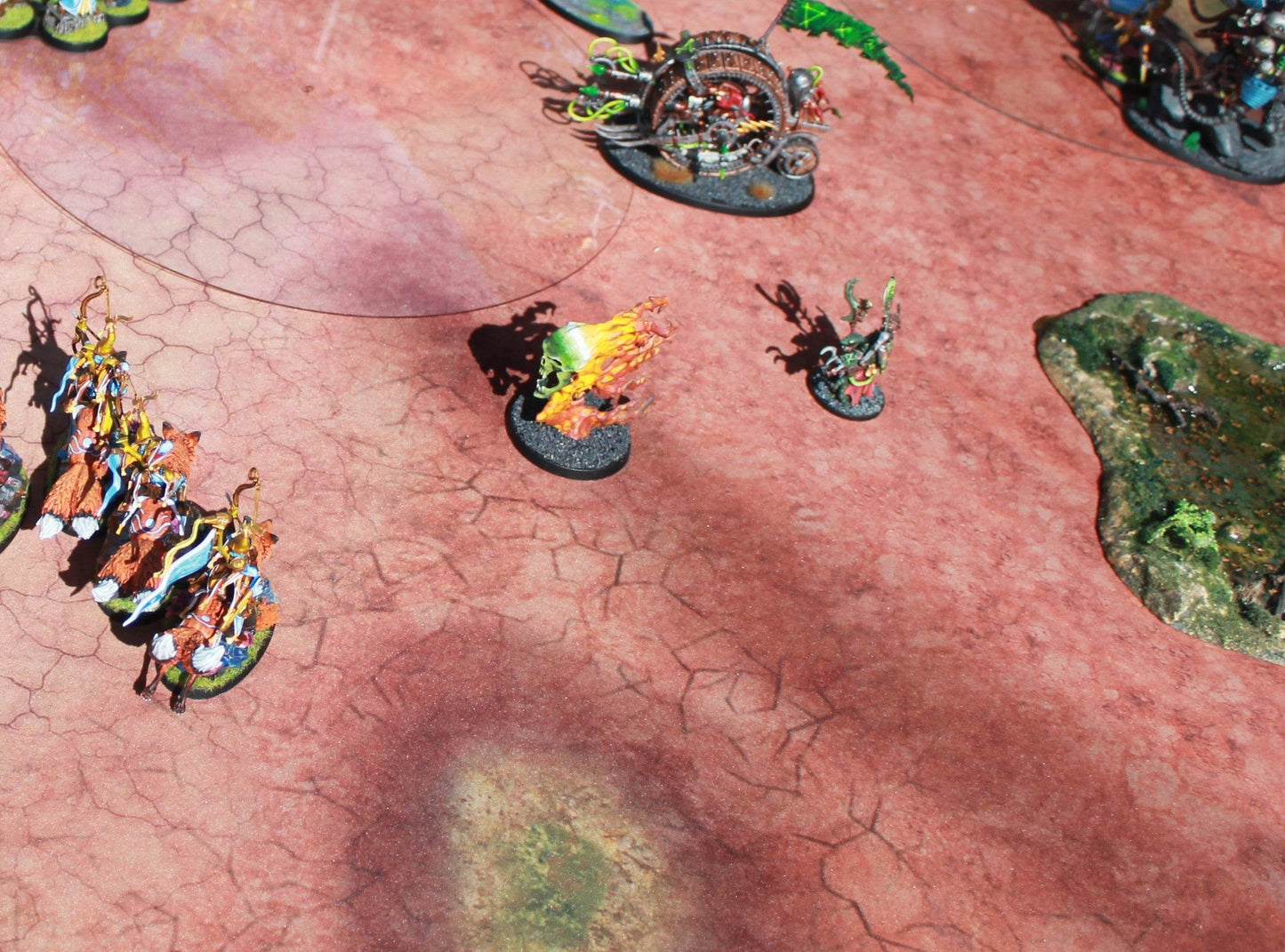 Toxic Cesspool - Neoprene Battle Mat - Warhammer, AoS, 40K, Kill Team, MCP, Shatterpoint, Legion, More - 44x60