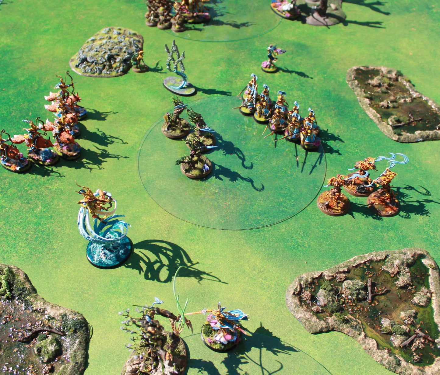 Verdant Fields 2 - Neoprene Battle Mat - Warhammer, AoS, 40K, Kill Team, MCP, Shatterpoint, Legion, More - 44x60