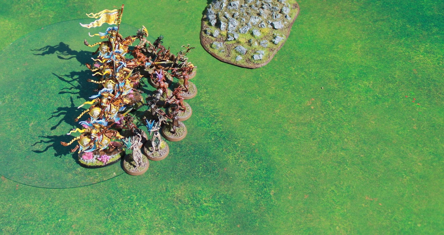Verdant Fields 2 - Neoprene Battle Mat - Warhammer, AoS, 40K, Kill Team, MCP, Shatterpoint, Legion, More - 44x60