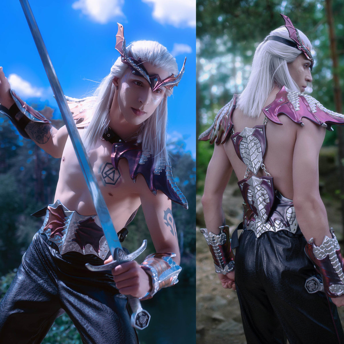 Dragon Armor set 2 - In Stock/Custom Made - S / Painted full set