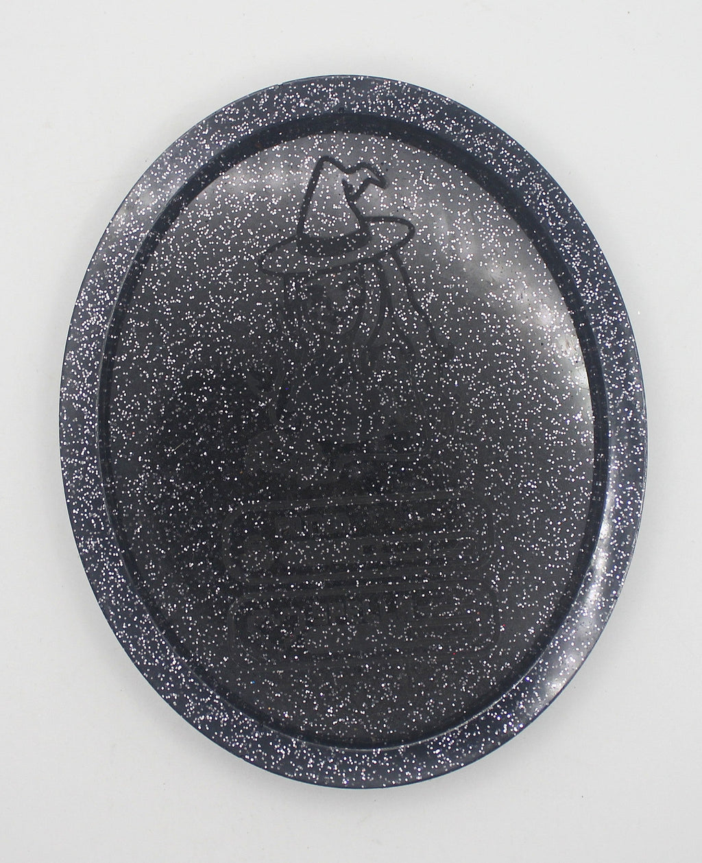 Resin Gamer Witch Stats Trinket Tray