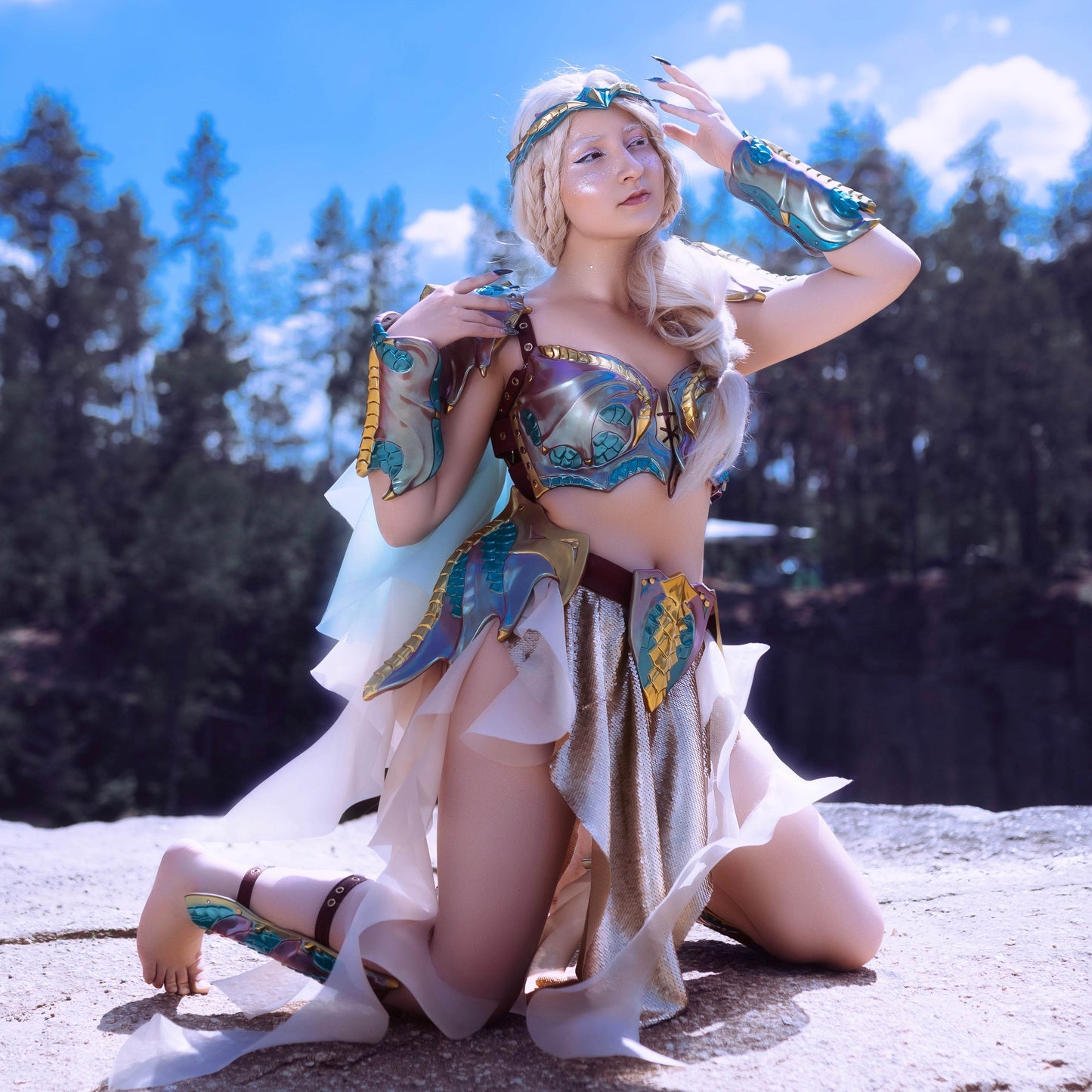 Dragon Armor set 1 - In Stock/Custom Made - S / Painted full set