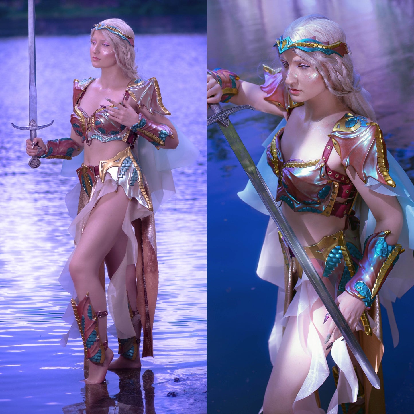 Dragon Armor set 1 - In Stock/Custom Made - S / Painted full set