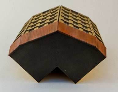 15mm European City Corner Building (Matboard) - 15MCSS125 - 